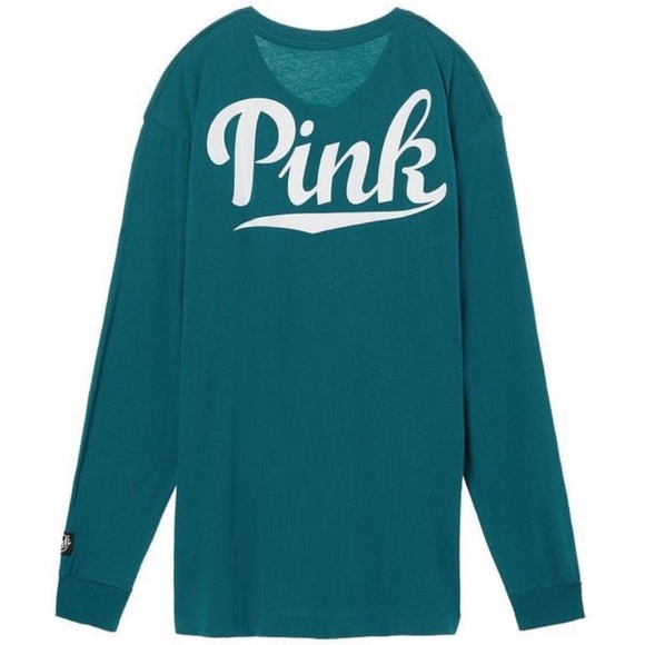PINK Victoria's Secret Tops - VS PINK Long Sleeve Henley Tee